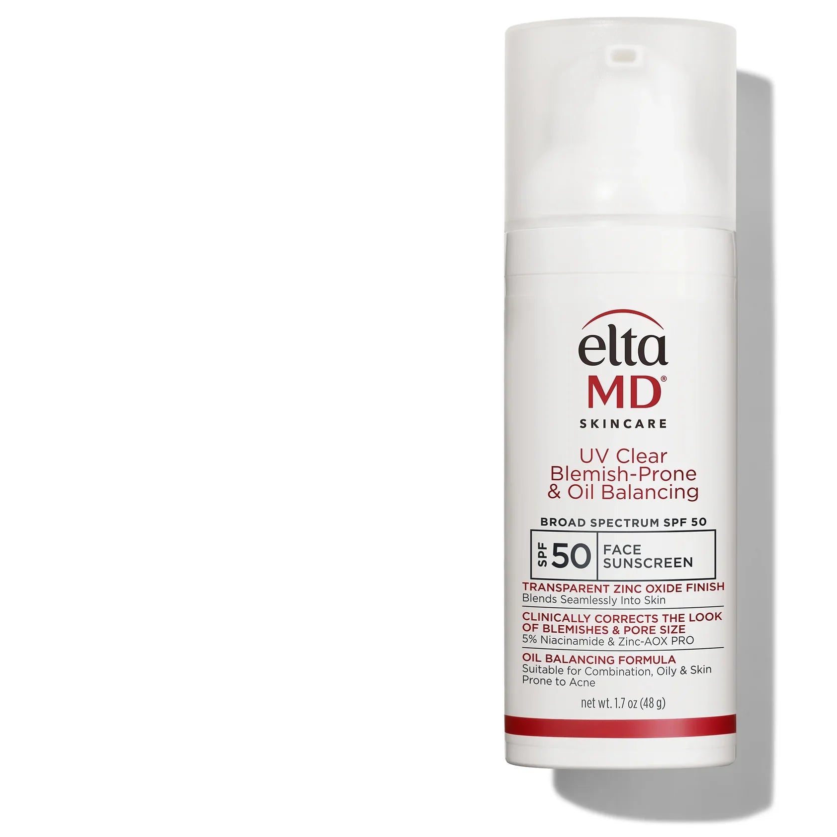 EltaMD® UV Clear Blemish-Prone & Oil Balancing SPF 50  - 1.7 fl. oz. / 48 g