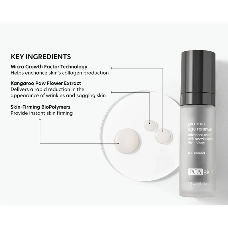 PCA Skin® Pro-Max Age Renewal Deluxe Travel Size - 0.24 oz. / 7 ml